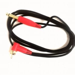 Red Angled Rca Cable Clip/RCA Cords Raw Tattoo Supplies