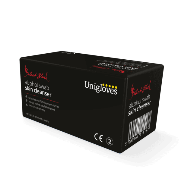 Uniglove Alcohol Swabs Medical & Hygiene Raw Tattoo Supplies