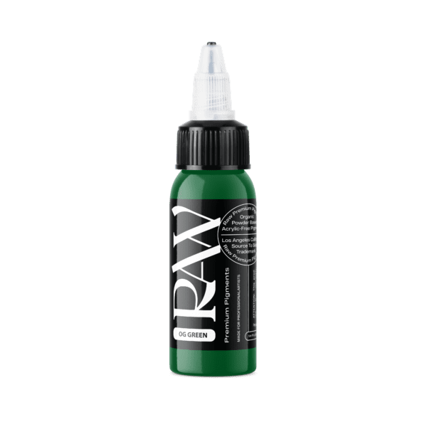 OG GREEN Raw pigments Raw Tattoo Supplies