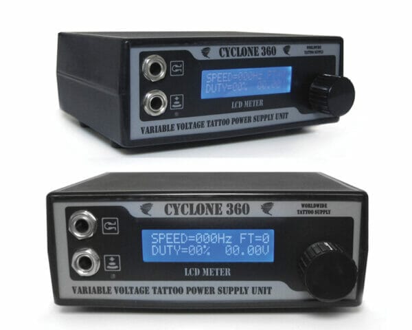 Cyclone 360 V3 Digital Tattoo Power Supply Power Supplies Raw Tattoo Supplies