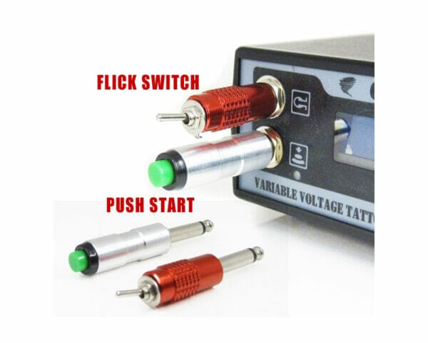 Flic/Push Start Power Supply Switches Foot Pedals Raw Tattoo Supplies