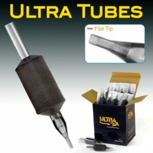 Ultra Rubber Disposable Tube 1″ (25mm) – 1 TUBE Grips, Tips & Tubes Raw Tattoo Supplies