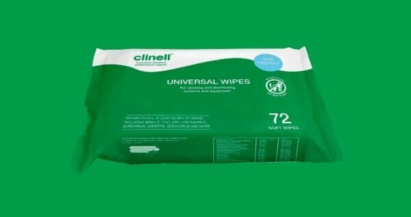 Clinell Universal Wipes – Pack of 72 Medical & Hygiene Raw Tattoo Supplies