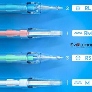 EVOLUTION TATTOO CARTRIDGES- ROUND LINERS 12’S Evolution Cartridges Raw Tattoo Supplies