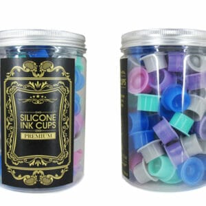 Silicone Tattoo Ink Cups Jar 100 Ink Cups & Accessories Raw Tattoo Supplies