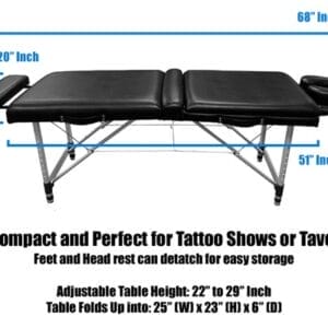 Mini Tattoo Massage Table Beds & Tables Raw Tattoo Supplies